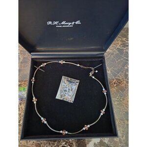 Macys Necklace and matching Earrings